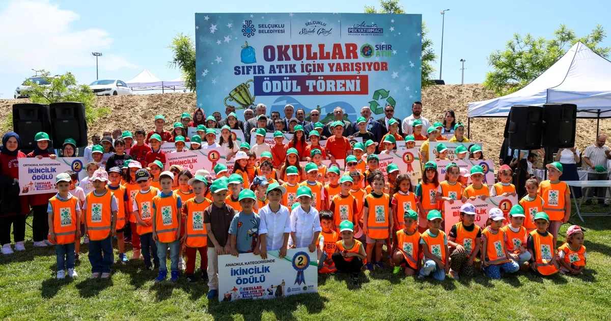 Konya Selçuklu'da 'sıfır atık' ödüllendirdi