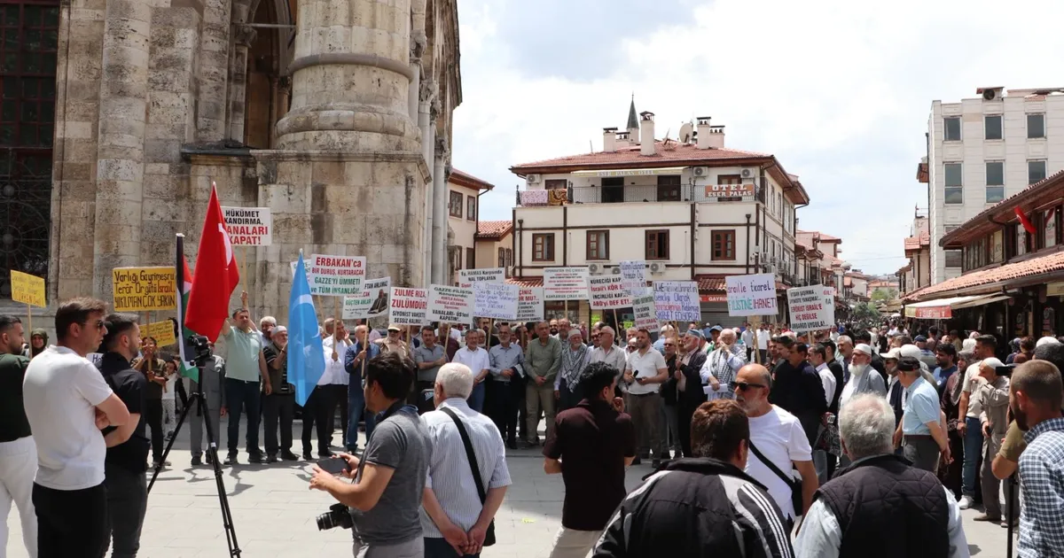 Konya’da MİLKO’dan Gazze için çağrı