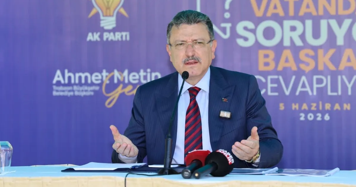 Trabzon'da Başkan Genç Yeşilova’da vatandaşlarla buluştu