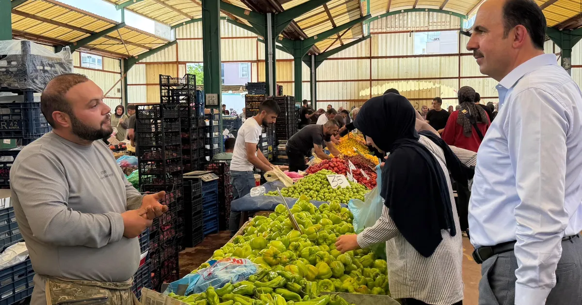 Konya’da Başkan Altay’dan esnaf ve vatandaş ziyareti