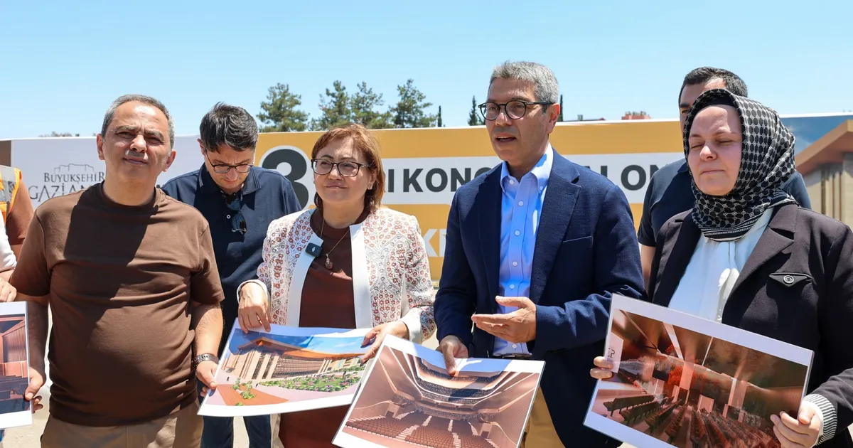 Gaziantep'te bölgenin en büyük kongre merkezi hazırlığı