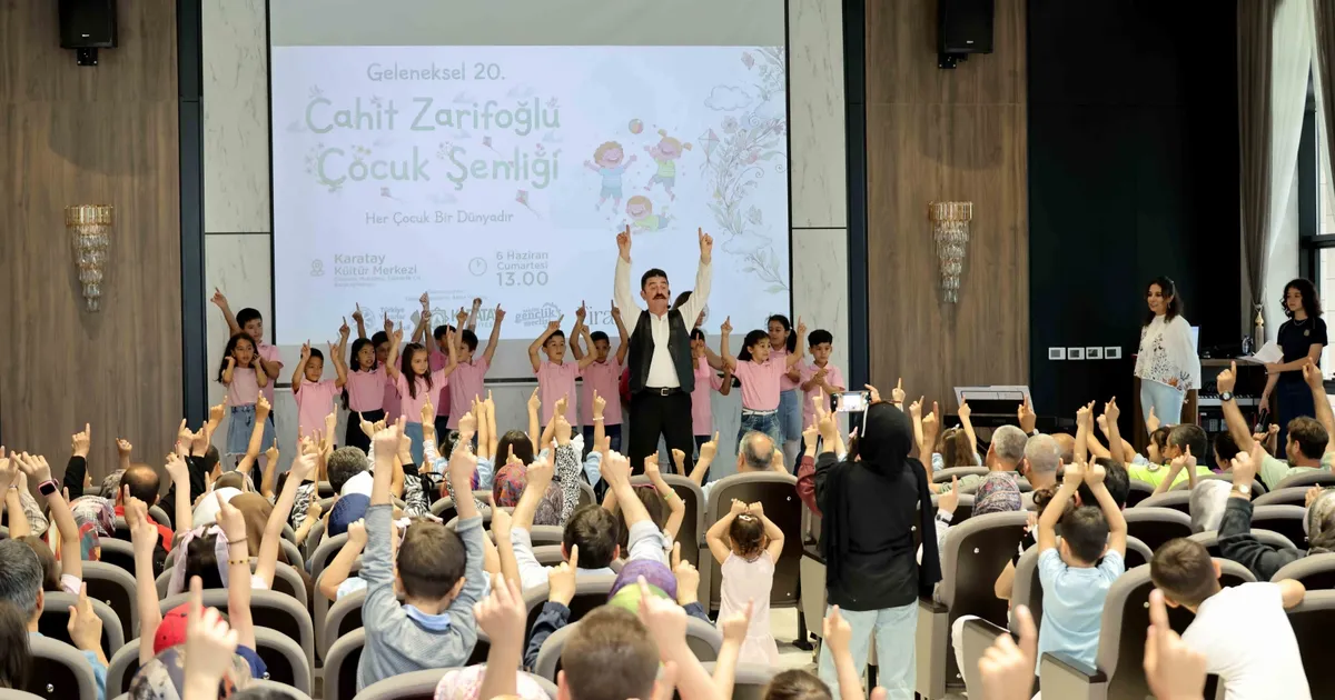 Konya Karatay’da 20. Cahit Zarifoğlu Çocuk Şenliği düzenlendi