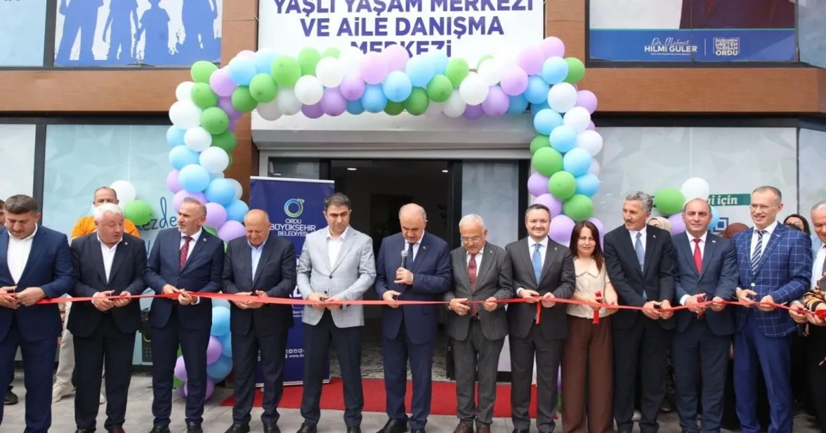 Ordu’da Yaşlı Yaşam Merkezi ve Aile Danışma Merkezi açıldı