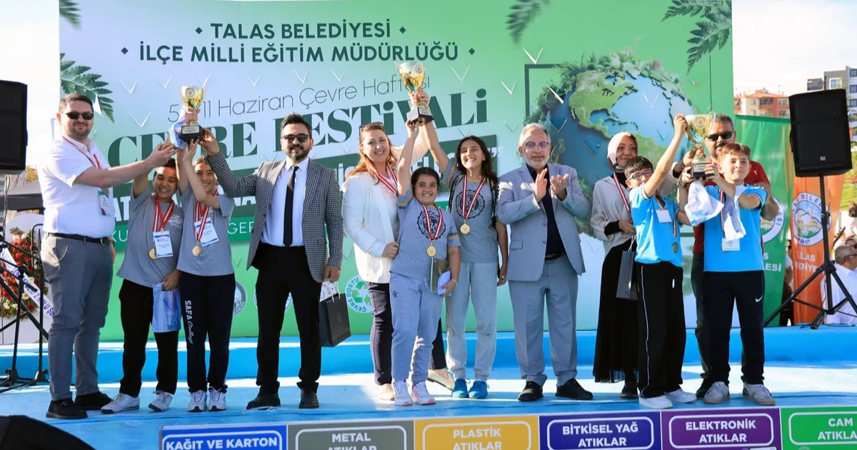 Kayseri Talas'ta çevre bilinci sanatla buluştu