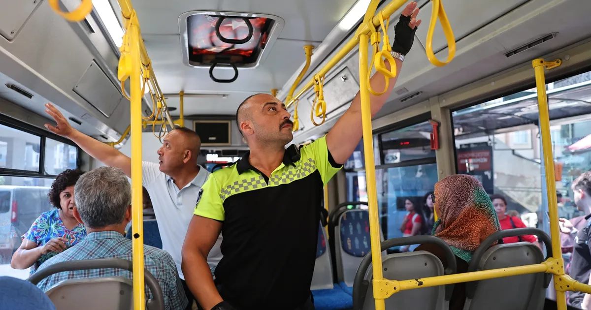 Antalya’da halk otobüslerine klima denetimi