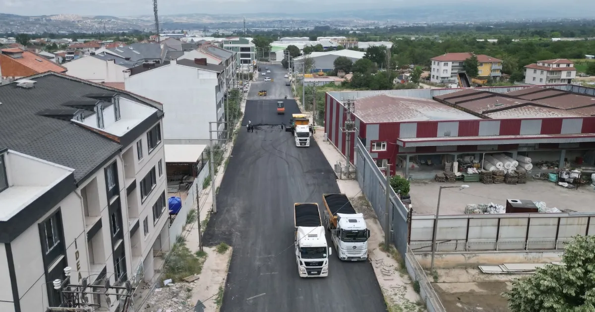 İnegöl'ün üstyapısı yenileniyor