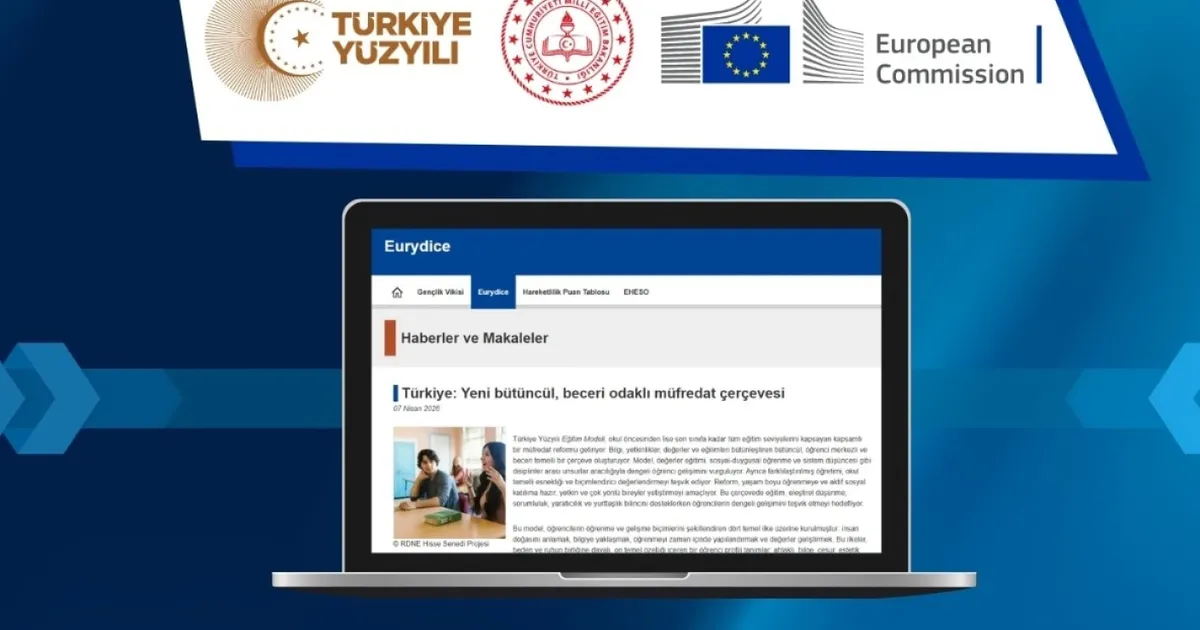 Türkiye'nin eğitim modeli Avrupa Eğitim Bilgi Ağı'nda yayımlandı