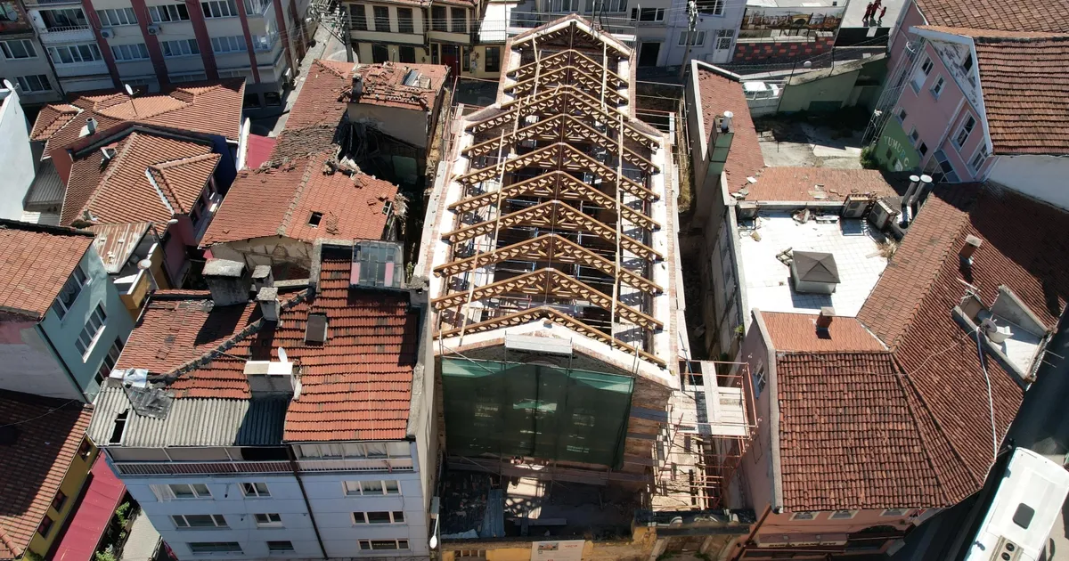 Bursa Yıldırım'da Setbaşı Sanat Merkezi'nde son rötuşlar