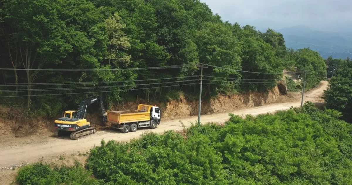 Ordu Büyükşehir’den Boztepe yoluna güvenli dokunuş