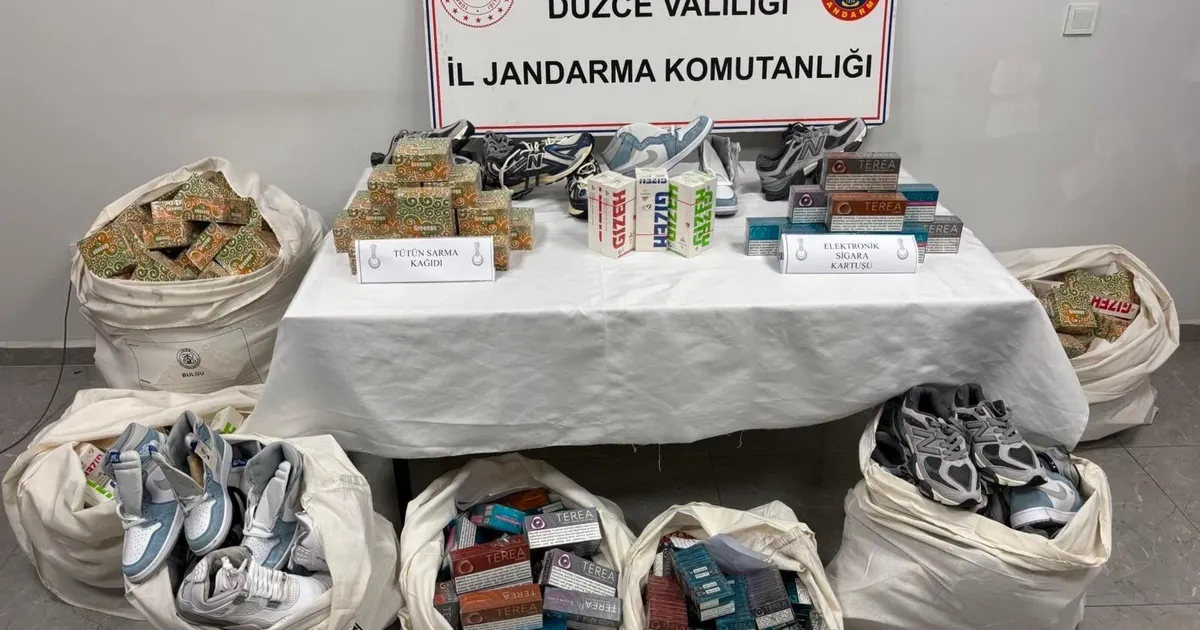 Düzce’de kaçakçılık operasyonu