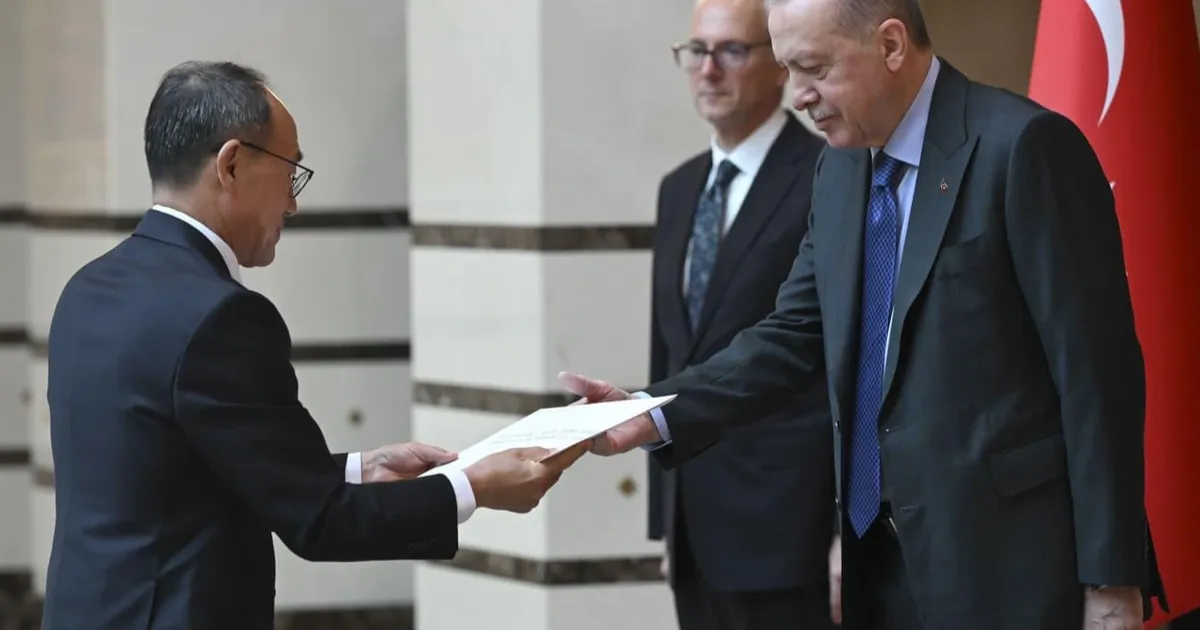 Cumhurbaşkanı Erdoğan, Büyükelçilerin güven mektuplarını kabul etti