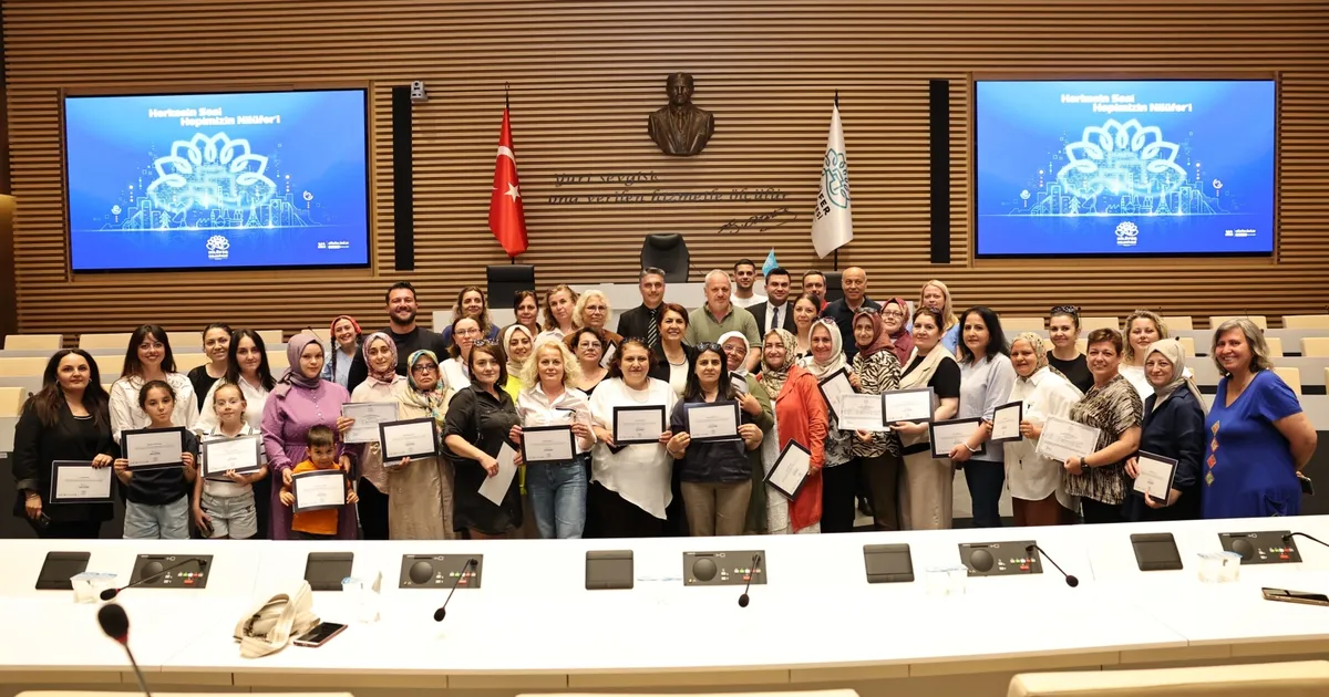 Bursa Nilüfer’de sertifikalı kadın gücü