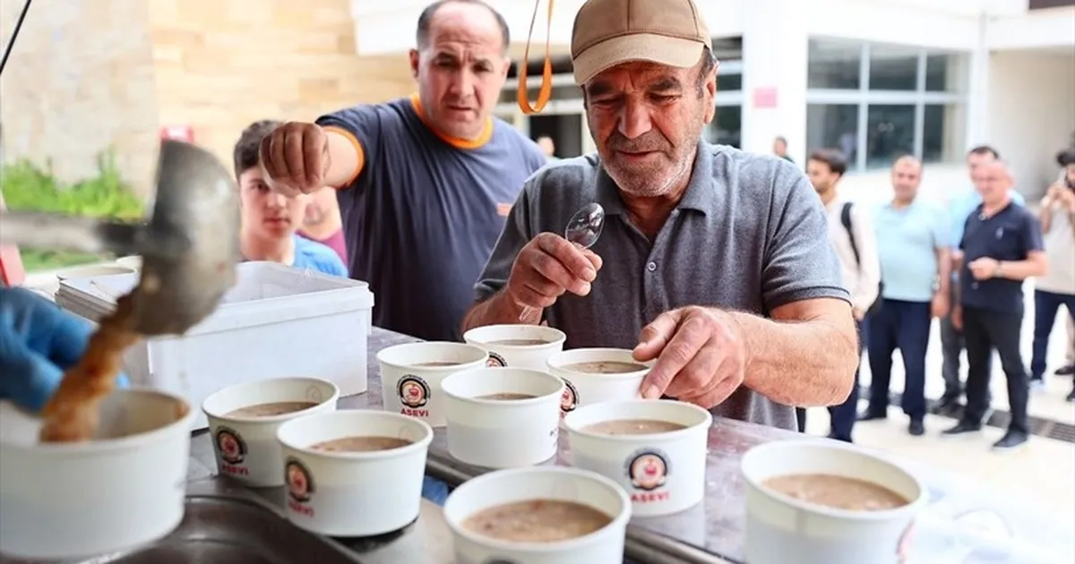 Denizli'de 10 bin kişilik aşure hayrı