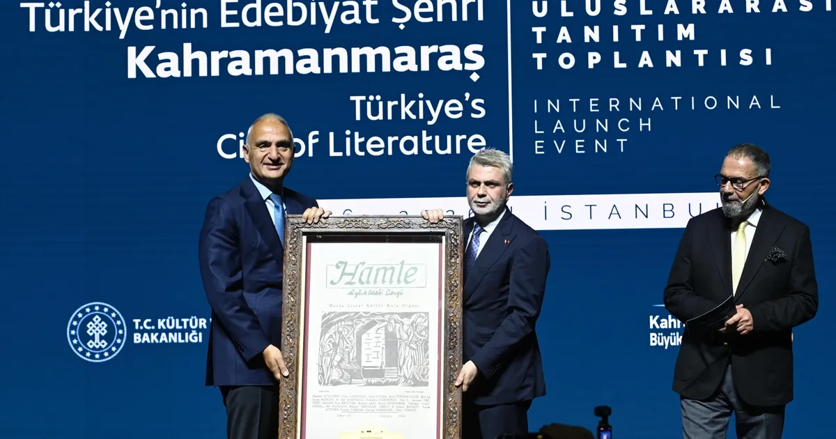 'Edebiyat Şehri' unvanlı ilk Türk şehri Kahramanmaraş İstanbul'da tanıtıldı