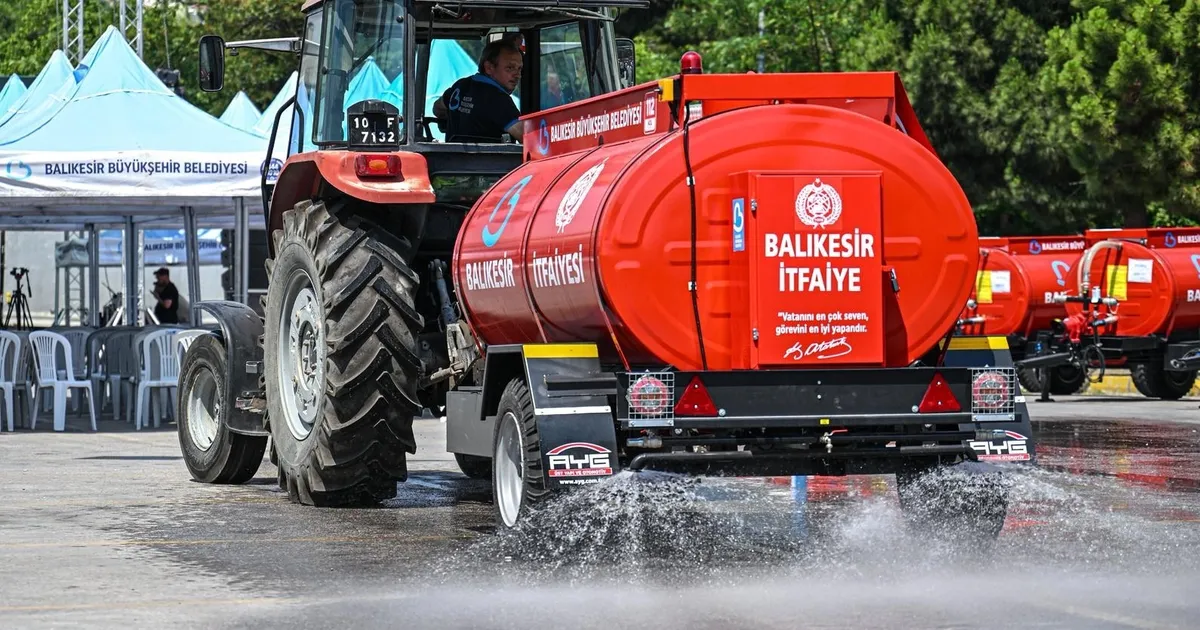 Balıkesir Büyükşehir'den kırsala yangın tankeri - Gündem Haberleri