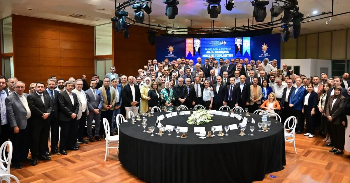 AK Parti Bursa’dan vefa mesajı
