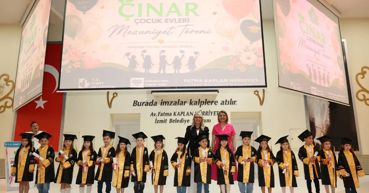Çınar Çocuk Evlerinin minikleri mezuniyet heyecanı yaşadı - Eğitim Haberleri