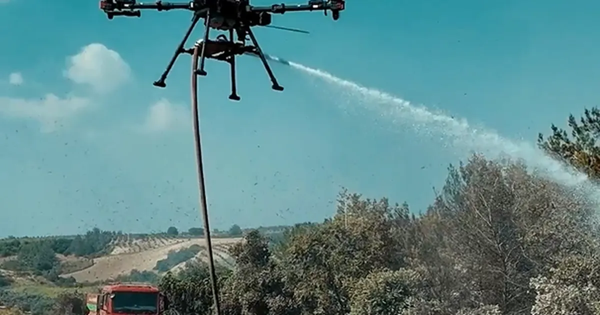 Orman yangınlarına teknolojik destek... Yeni nesil drone ilk kez sahada kullanıldı