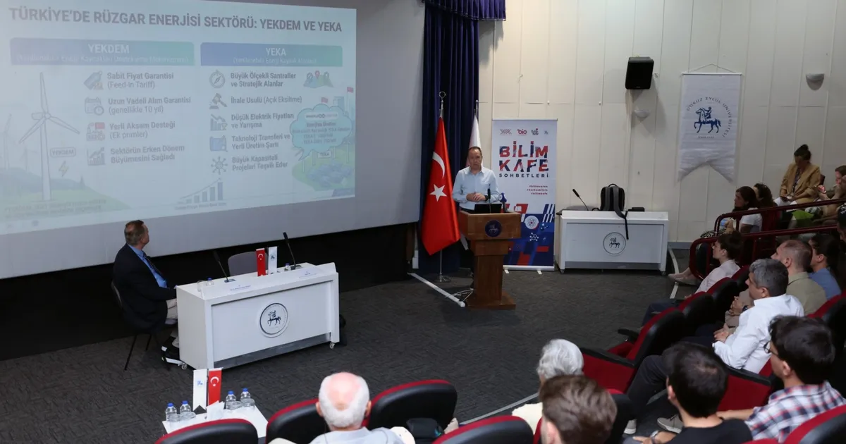 DEÜ’de Bilim Kafe Sohbetlerinde alternatif enerji konuşuldu