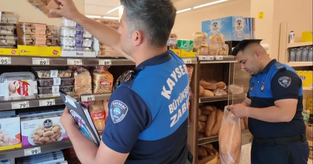 Kayseri Büyükşehir zabıtasından sıkı denetim