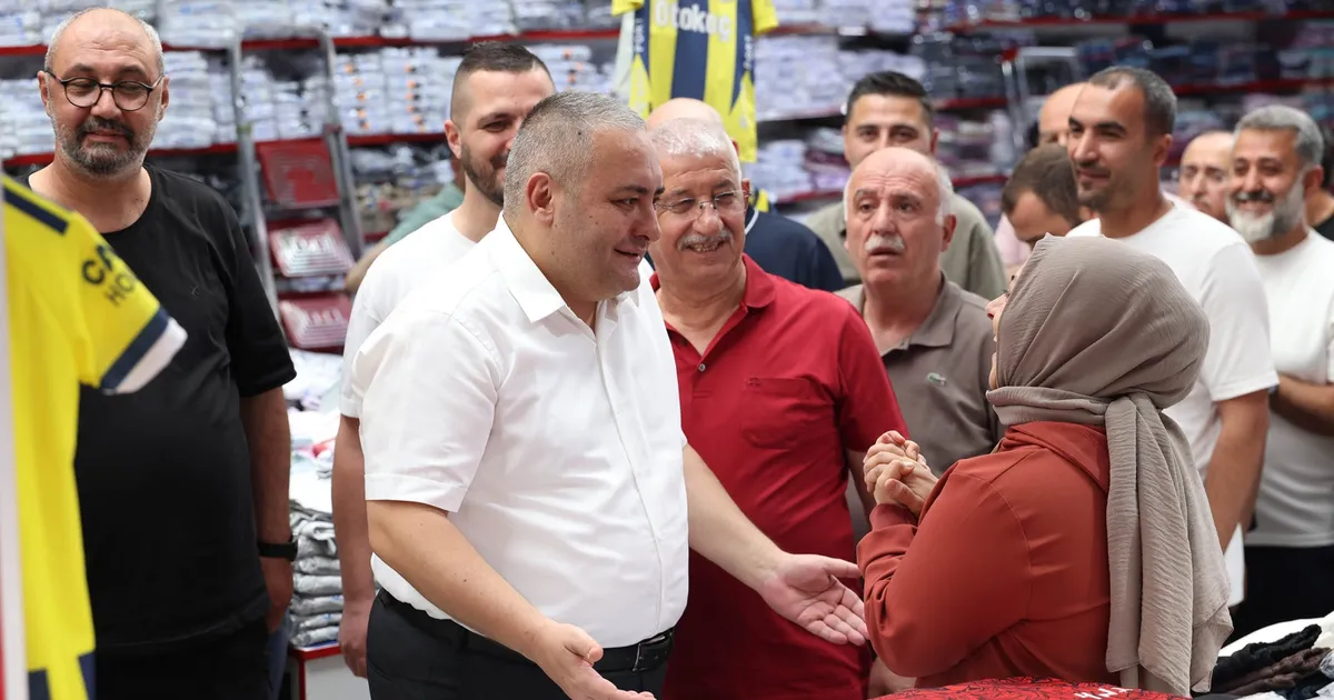 Başkan Özarslan’dan Osmanlı Halk Pazarı esnafına ziyaret