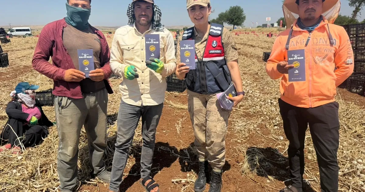 Şanlıurfa Jandarması'ndan KADES bilgilendirmesi