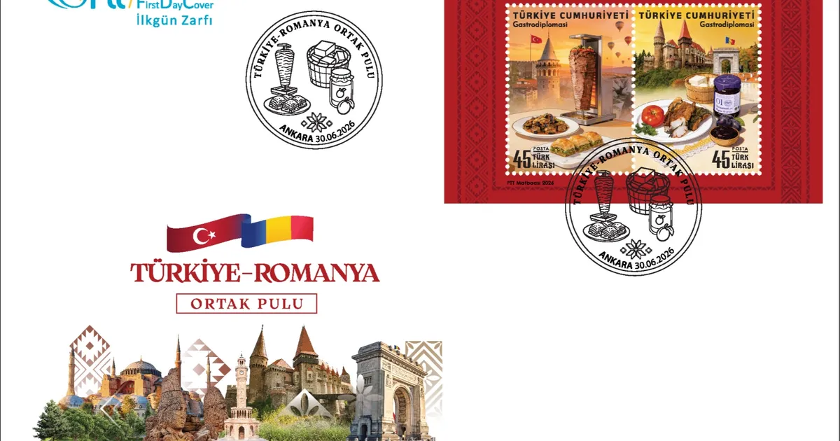 PTT'den Türkiye-Romanya Ortak Pulu