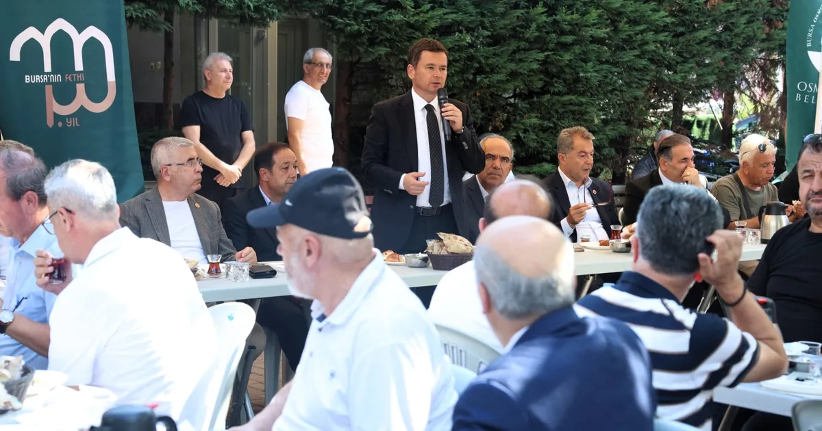 Bursa Osmangazi'de mahalle buluşmaları Alemdar'da sürdü