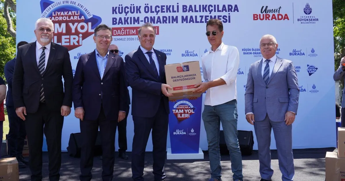 İstanbul Büyükşehir'den küçük ölçekli balıkçılara malzeme desteği