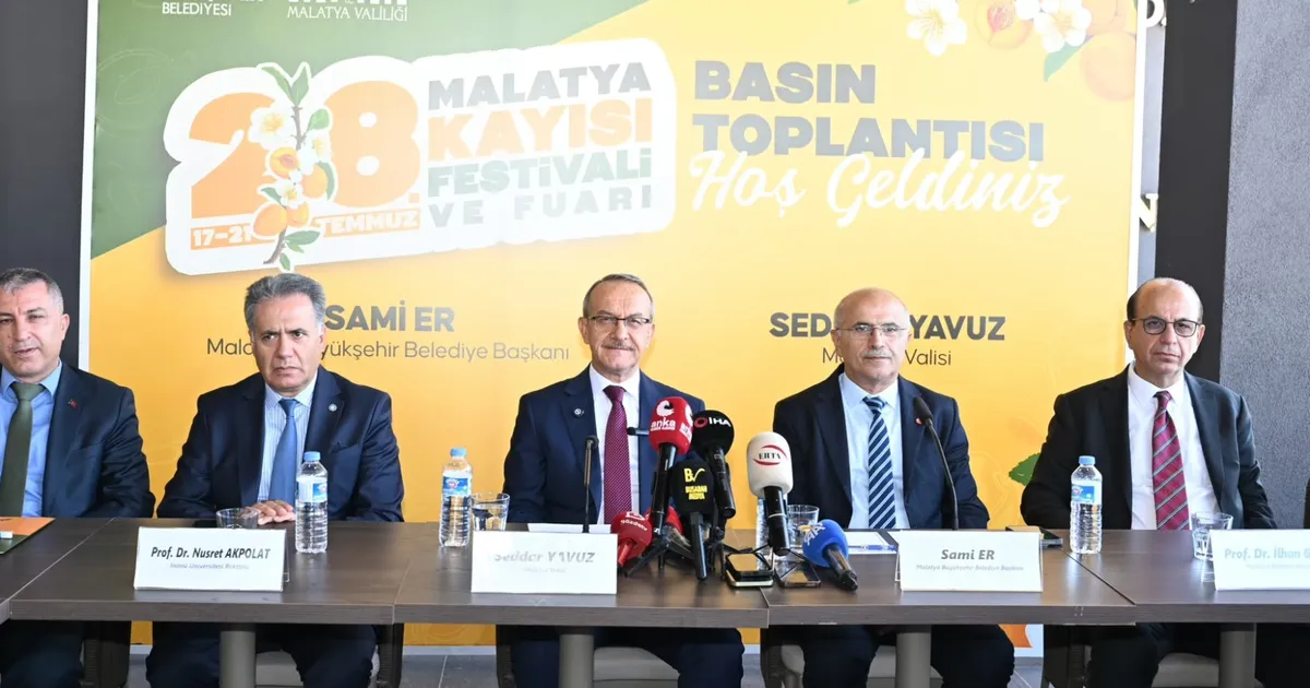 Malatya Kayısı Festivali ve Fuarı’nın 28'incisi düzenlenecek - Gündem Haberleri