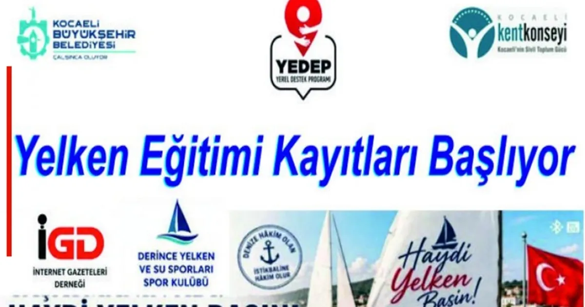 Türkiye'de bir ilk hayata geçiyor... "Haydi Yelken Basın!" için kayıtlar başlıyor