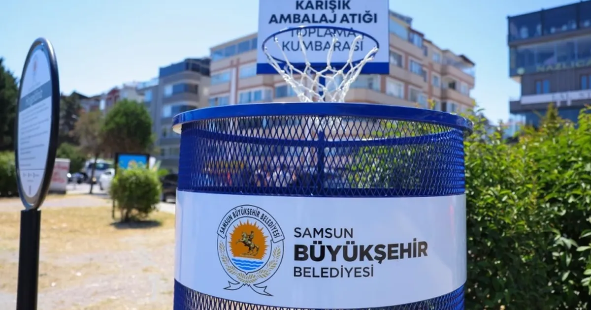 Samsun’da Adnan Menderes Bulvarı’nda sıfır atık dönüşümü