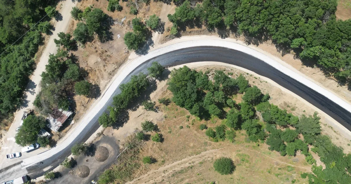 Bursa Büyükşehir, Osmangazi Dağakça Yolu'nu yeniledi