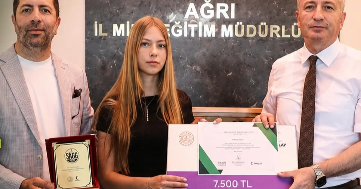 Ağrı'da 'sağlıklı nesil' ödüllendirildi