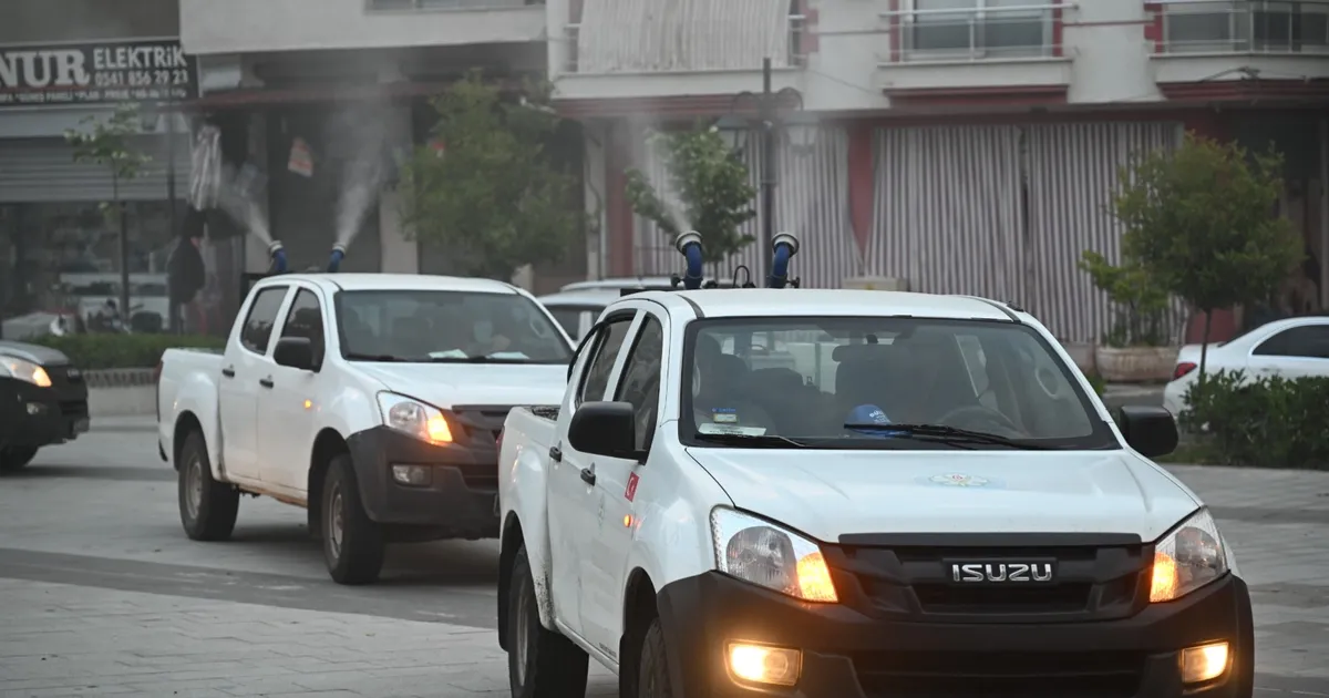 Manisa Sarıgöl'de ilaçlama çalışması