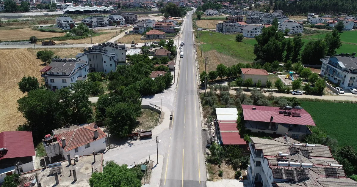 Muğla'da Seydikemer Belen’de yol çalışmaları tamamlandı