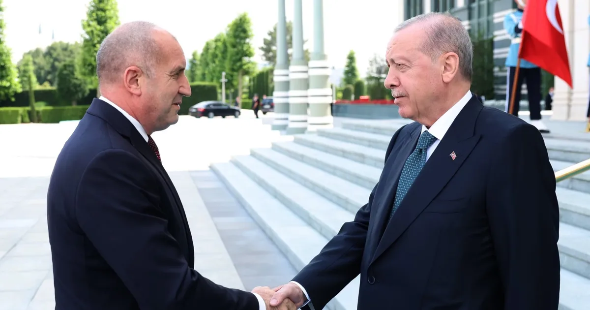Cumhurbaşkanı Erdoğan, Bulgaristan Başbakanı Radev'i ağırladı