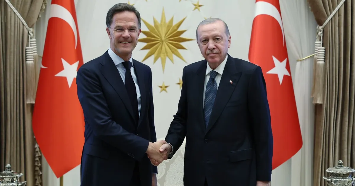Cumhurbaşkanı Erdoğan, NATO Genel Sekreteri Rutte ile Külliye’de görüştü