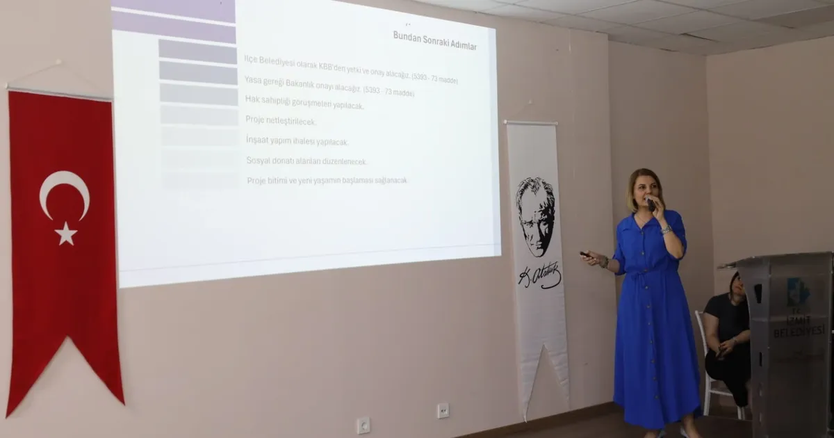 Kocaeli İzmit’te Yaşam Alanı Yenileme Projesi için katılımcı süreç başlıyor