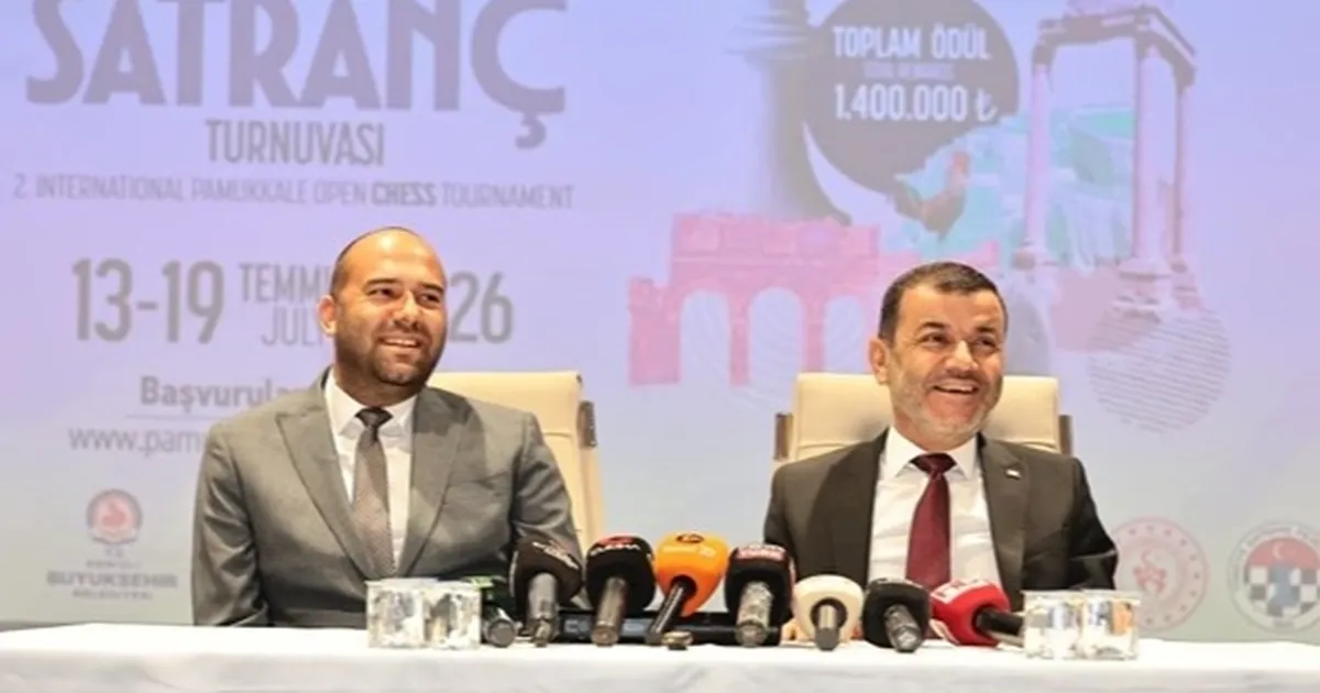 Pamukkale Açık Satranç Turnuvası Denizli’de başlıyor