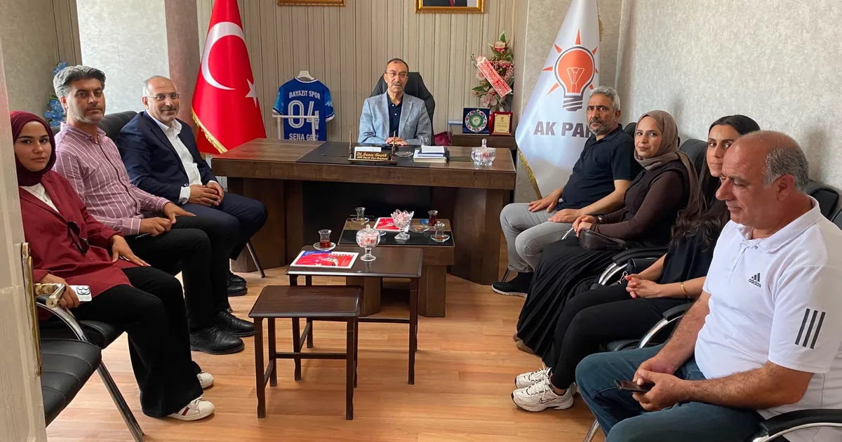 AK Partili Yıldız'dan Doğubayazıt'ta teşkilat ziyareti
