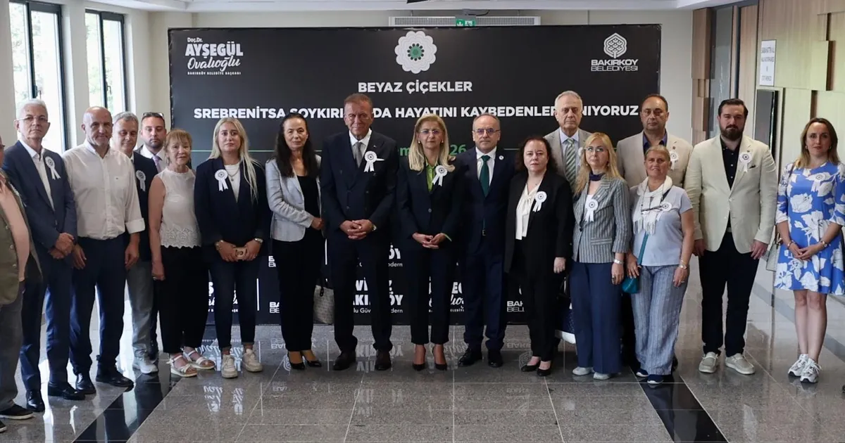 Srebrenitsa Soykırımı'nda katledilenler Bakırköy'de unutulmadı