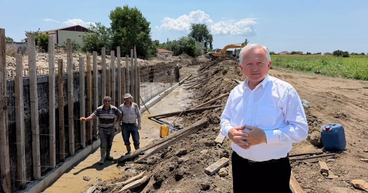 Kanal İpsala projesinde çalışmalar sürüyor
