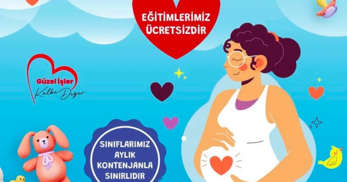 Kocaeli İzmit'te anne adaylarına büyük destek