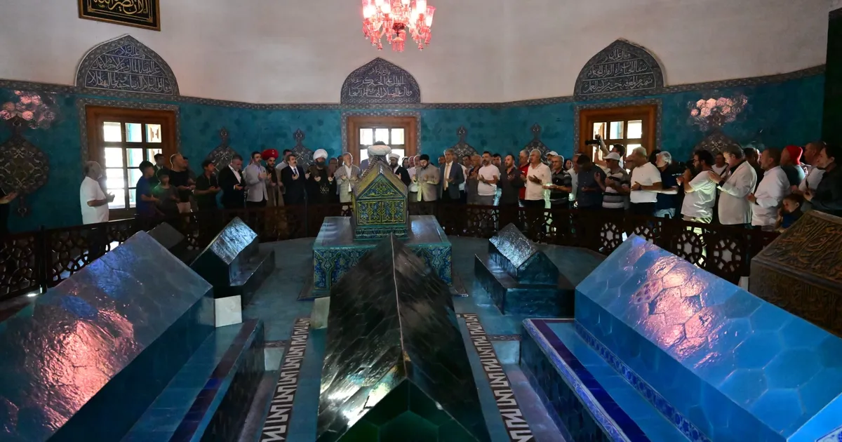 Bursa Yıldırım'da Sultan Çelebi Mehmed dualarla anıldı
