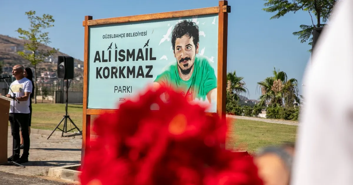 Ali İsmail Korkmaz, Güzelbahçe'de unutulmadı