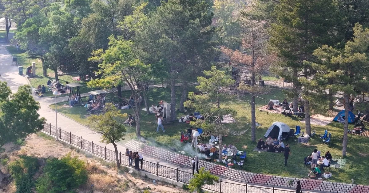 Sarımsaklı Barajı Mesire Alanı'na Kayserililerden tam not