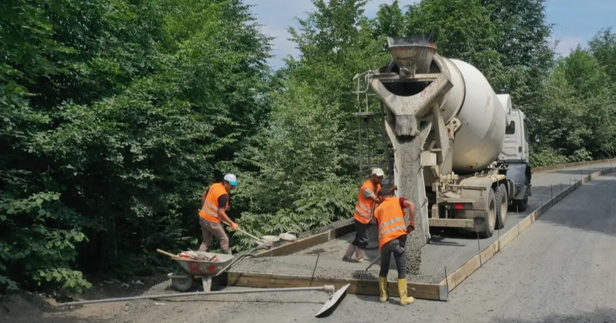 Ordu’da üç ilçeyi birleştiren yolda beton hamlesi