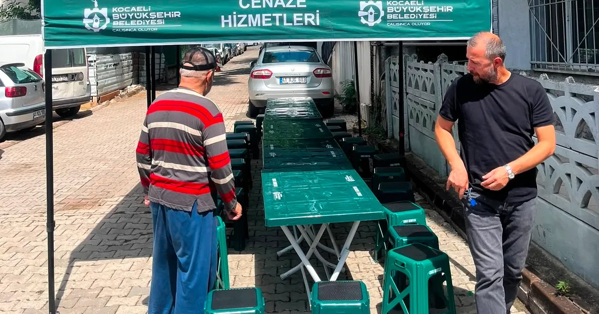 Kocaeli Büyükşehir’den acıyı paylaşan yükü hafifleten hizmet
