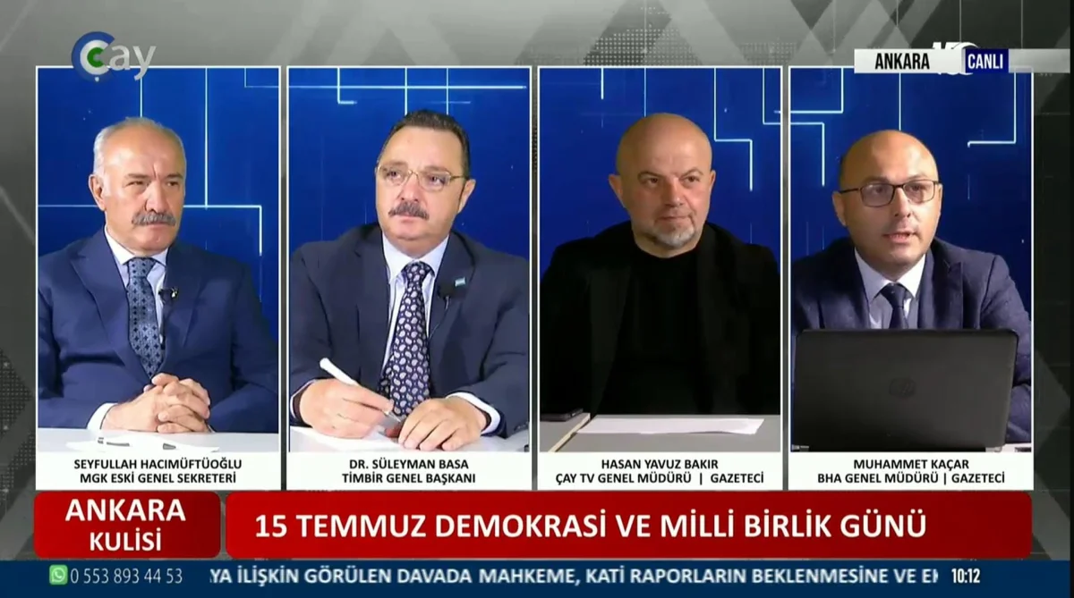 15 Temmuz’un hafızası Ankara Kulisi’nde ele alındı